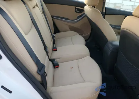 2011 Hyundai Elantra Gls from USA, damaged, VIN 5NPDH4AE0BH016653